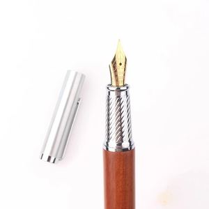 2022 Hot Sale Eco-friendly Wooden Fountain Pens With Customized Logo Manufacturers <b>Cello</b> New Luxury High-grade Precious Gift - Product Image 3