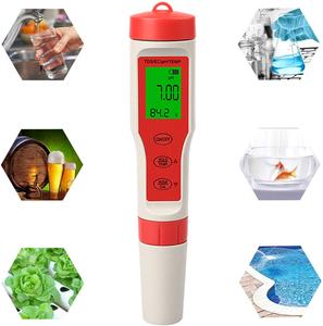 4 in 1 saf su PH/TDS/EC/sıcaklık ölçer çok fonksiyonlu meyve suyu PH dedektörü TDS EC Tester hidroponik su kalitesi analizörü - Product Image 1