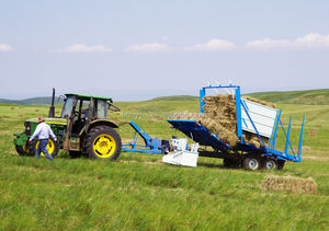 電子制御パレタイザー油圧ドライブ干し草ベールローダーマシン - Product Image 5