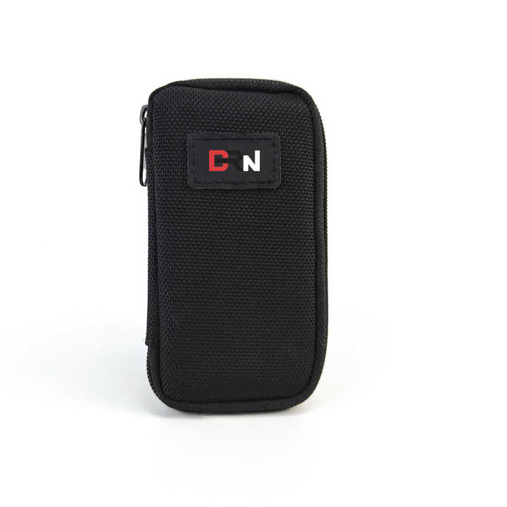 Black Soft Phone Storage Bag Small Portable Shockproof Power Bank Case