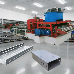 เครื่องขึ้นรูปโลหะแบบม้วนหลายขนาด C100-500 สำหรับผลิตรางเคเบิลและอุปกรณ์รางเคเบิล - Product Image 1