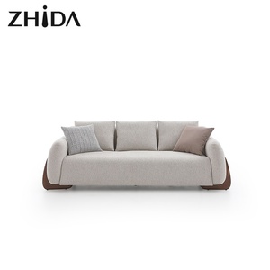 <span class=keywords><strong>Canapé</strong></span> modulaire <span class=keywords><strong>convertible</strong></span> <span class=keywords><strong>3</strong></span> <span class=keywords><strong>places</strong></span> en tissu, ensemble de canapés souples avec pieds en bois pour la maison, le salon, les hôtels et les villas - Product Image 5