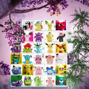 Kawaii Pokemoed плюшевые игрушки 100 Стили мягкие хлопковые куклы Пикачу капибара для детей оптом - Product Image 3