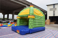Maison gonflable de rebond de glissière de videur de maison gonflable d'enfants pour des enfants et des adultes