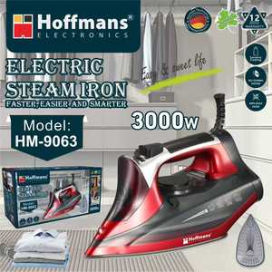 <span class=keywords><strong>Fer</strong></span> <span class=keywords><strong>à</strong></span> <span class=keywords><strong>repasser</strong></span> électrique professionnel Hoffmans 3000W avec grand réservoir d'eau et jet de vapeur continu, best-seller en Afrique de l'Ouest - Product Image 2