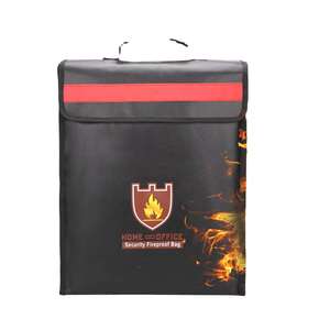 Sac de rangement ignifuge et étanche pour documents scolaires, dessin animé personnalisé, pour la maison et les étudiants, organiseur de documents bancaires ignifuge - Product Image 1