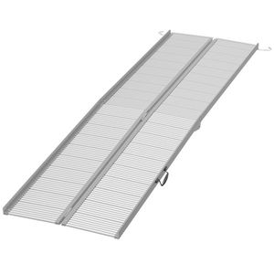 Rampe pliante portable argentée de 10 pieds pour fauteuil roulant, accessoires de piscine - Product Image 5