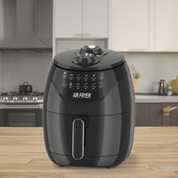 Friteuse à air automatique Offre Spéciale 4L 1500w friteuse à air électrique contrôle de la température friteuse à air domestique sans huile saine