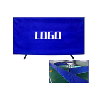 Barrera de Tenis de Mesa Portátil Profesional Zhuoling al por Mayor, 140x75cm, Oxford+Tubo Galvanizado, Color y Logotipo Personalizables, Fácil Instalación