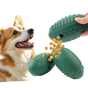 Durable Rubber Dog Leakage Toy Food Dispensing Design Interactive Training Reward Chew Toy Bite Resistant Entertainment <b>Puzzle</b> P - Product Image 1