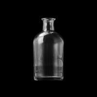 Bouteille diffuseur de parfum en verre transparent à épaules rondes élégantes 245 ml, finition personnalisée pour la maison