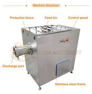 <span class=keywords><strong>Picadora</strong></span> <span class=keywords><strong>de</strong></span> Carne Industrial Eléctrica <span class=keywords><strong>de</strong></span> Acero Inoxidable para Verduras, Ajo, Carne, Pescado Congelado, Cerdo, Res, Máquina <span class=keywords><strong>Picadora</strong></span> <span class=keywords><strong>de</strong></span> Carne - Product Image 2