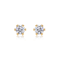 Boucles d'oreilles créoles en argent sterling 925 à double perçage avec moissanite pour femme, chaîne connectrice, moissanite couleur D VVS1, boucles d'oreilles diamant