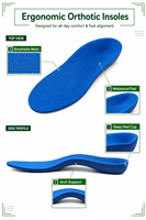 Semelles orthopédiques pour enfants, soutien de la voûte plantaire, correction des pieds plats, insert de chaussure en EVA, absorption des chocs, respirant, coussin de course sportive