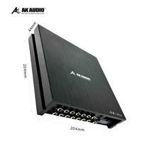 AK-D12 amplificateur de voiture DSP haute puissance bloc Mono DSP amplificateur automatique nouveau Design 4 canaux 4*100W pour caisson de basses