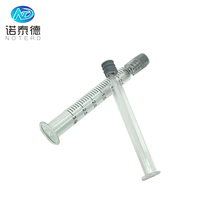 Lot de 100 seringues en verre borosilicate de 3 ml, seringues Luer Lock de 3 cc, seringues de laboratoire en verre, à utiliser pour les liquides