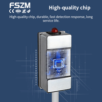 Sensor Proximitas Magnetik FSZM ZM-20R Saklar Satu Kutub Sistem Dua Kawat AC/DC 24-220V Deteksi Posisi Silinder