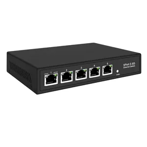 Groothandelsprijs Plug & Play 5X2.5G Rj45 Basis-T Poorten, 80Gbps Switch Capaciteit, 2.5Gb Netwerk Switch 5 Poort Voor Vlan Ondersteuning