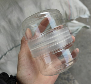 Boîte en plastique PET écologique de qualité alimentaire, forme hamburger mignonne, pot créatif pour boue capillaire cristalline, emballage alimentaire, pot double face - Product Image 4