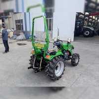 Tractor Agrícola Compacto de 14HP, Mini Tractor Pequeño para Agricultura, Pequeno Trattorino Tagliaerba