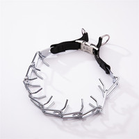 Collier d'entraînement réglable en acier de haute qualité pour chien Pitbull imprimé et collier de berger allemand