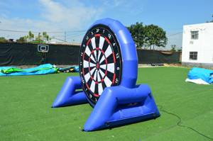 Tablero <span class=keywords><strong>de</strong></span> dardos <span class=keywords><strong>de</strong></span> fútbol azul inflable inflado <span class=keywords><strong>de</strong></span> producción Winsun, tablero <span class=keywords><strong>de</strong></span> dardos <span class=keywords><strong>de</strong></span> fútbol inflable con bola <span class=keywords><strong>de</strong></span> velcro - Product Image 3