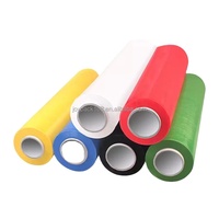 Nouveau 100% lldpe matière première noir palette wrap film étirable coloré