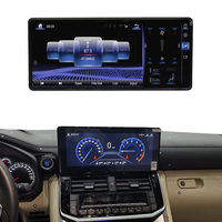 Radio de Coche con Navegación GPS de 12.3 Pulgadas, Pantalla Táctil Carplay para Toyota Land Cruiser LC300, Actualización del Tablero con Android Auto