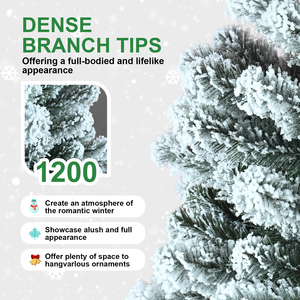 Fast Delivery Detachable Artificial <b>Christmas</b> <b>Trees</b> Flocked Artificial <b>Christmas</b> <b>Tree</b> for Holiday Decoration - Product Image 2