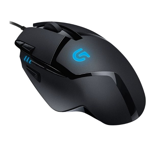 Logitech G402 Gaming Mouse Wired USB Interface 4000 DPI Laser Sensor Right-Handed 8 Buttons LED Backlit Programmable Ergonomic