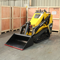 Chargeuse sur chenilles diesel Derette V1000 Pro Track, mini-chargeuse compacte S1050 pour projets de construction