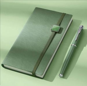 High Value A6 Notebook Soft Leather Portable <b>Journal</b> for Business Meetings Small Record Book Handheld Account <b>Journal</b> Colorful - Product Image 1