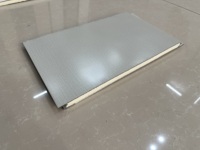 Panel Metálico Aislado de Color Sólido Brillante, Revestimiento de Pared Tipo Sándwich de Espuma de PU Lisa, Moderno, para Construcción de Viviendas, Resistente al Fuego e Impermeable