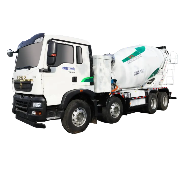 New G4802DVE 16000kg Electric 6.81CBM Concrete Mixer Trucks For Sale