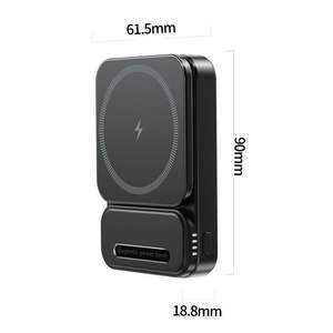 도매 5000mAh 무선 15W 무선 충전기 접이식 전원 은행 빠른 충전 Powerbank 슬림 모바일 전원 - Product Image 3