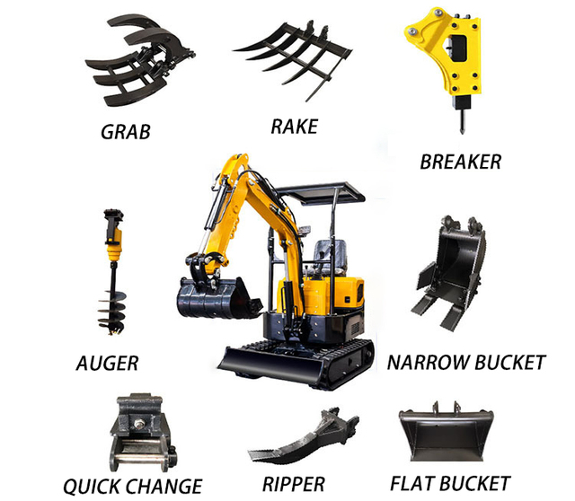 Construction Machinery Excavator and Loader Attachments Attachments Multiple Specifications