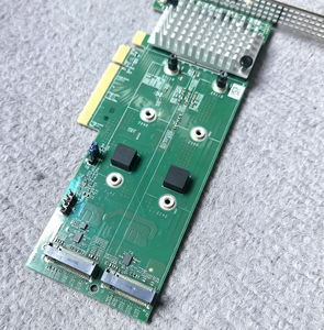 AOC-SLG4-2H8M2 Dual M.2 NVMe SATA RAID PCIe 4.0 x8 LP SAS3808 2242 2280 22110 RoHS - Product Image 2