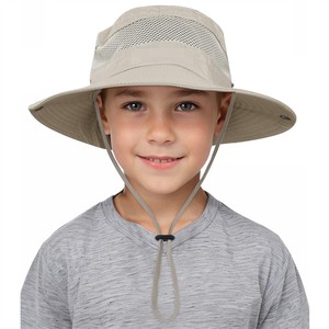 Nouveau chapeau de soleil pour enfants, protection UV, chapeau de pêcheur réglable, chapeaux d'été UPF50+ pour filles et garçons, pour enfants - Product Image 5
