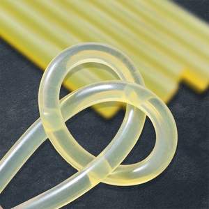 Colle thermofusible de type <span class=keywords><strong>pistolet</strong></span> à colle, à haute viscosité, recouverte d'un film <span class=keywords><strong>acrylique</strong></span>, super adhésive, jaune, pour la fermeture de boîtes d'emballage et la fixation de vernis. - Product Image 2