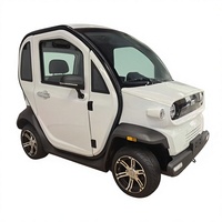 Nouvelle berline électrique compacte à cabine fermée, 4 roues, batterie lithium unique, en métal léger, pour trajets quotidiens urbains à basse vitesse et sécurisés