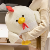 Niedliches Gefülltes Hühner-Plüschtier Weiches Flauschiges Hennen- und Hahn-Plüschtier Bauernhof-Thema Plüschfiguren für Kinder Sofa-Deko Geburtstagsgeschenk