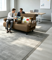 Sofá Cama Convertible de Algodón y Lino OEM ODM, Tamaño Personalizado, Embalaje de Tela, Respaldo Ajustable, Cojín Grueso VLranlife
