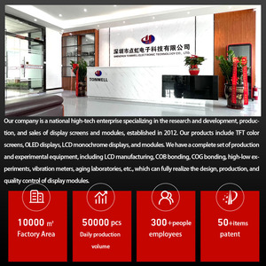 迷你黄绿色显示效果屏小尺寸规格液晶FPC <span class=keywords><strong>COG</strong></span>图形点阵液晶显示模块 - Product Image 3