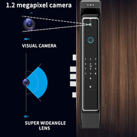 Serrure de porte électrique intelligente wifi/tt tysh serrures intelligentes à reconnaissance de visage 3d pour serrure de porte d'entrée sans clé avant
