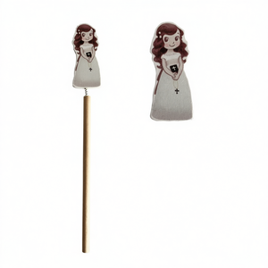 Lápiz Decorativo para Comunión de Niñas, 17 cm, Elegante, Artículos Religiosos para Eventos, 2 Piezas - Product Image 2