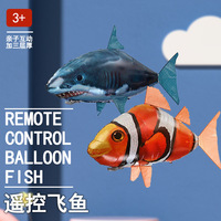 Jouets RC Shark, ballons volants, poisson-clown, ballon à hélium, jouets gonflables télécommandés, jouet de poisson volant RC