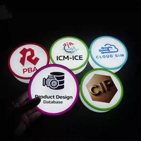 Enseigne lumineuse LED personnalisée, intérieure/extérieure, étanche, haute luminosité, murale, logo publicitaire en acrylique 3D