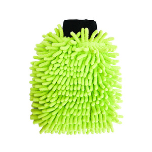 Gant de lavage auto en microfibre chenille, sans peluches, pour un nettoyage optimal - Product Image 4