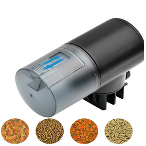 Distributeur automatique de nourriture pour poissons d'aquarium avec deux méthodes de fixation, minuterie intelligente, distributeur automatique de nourriture pour poissons réglable - Product Image 3