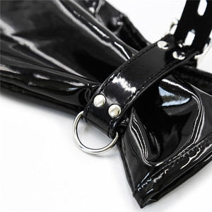 Manette Flirtare Giocattoli Ritenuta Bondage con Serratura di Cuoio Dell'unità di Elaborazione da Polso Polsini per Le Donne - Product Image 4